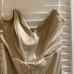 Superdown Champagne Dress